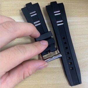 🔥Rubber Watch Band Fit Replacement For Bvlg Diagono 24mm